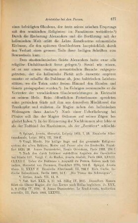 Aristoteles bei den Parsen