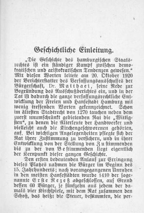 Geschichtliche Einleitung.