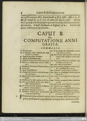 Caput II. De Computatione Anni Gratiae