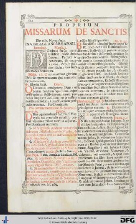 Proprium Missarum De Sanctis.