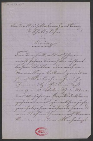 Brief an B. Schott's Söhne : 18.09.1886