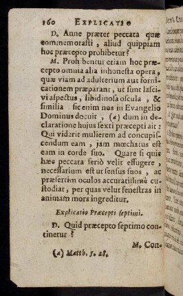 160-169, Explicatio Praecepti septimi; Explicatio ...