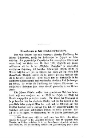 Bemerkungen zu dem verstehenden Aufsatze