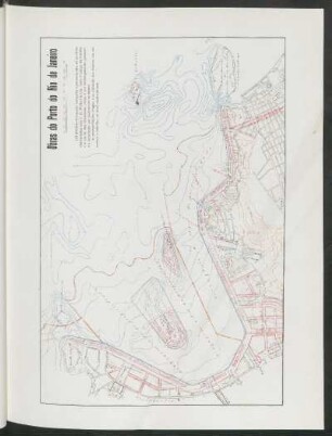 Obras do porto do Rio de Janeiro - [Mapa]