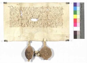 Abt Alto und der Konvent von St. Emmeram in Regensburg erneuern mit Abt Kuno von Ellwangen die Fraternität.