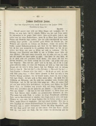 Johann Gottfried Seume.