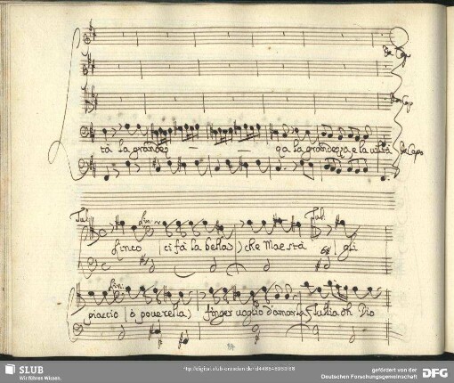 Recitativo: Linco ci fa la bella che maestà