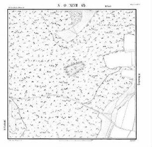 Kartenblatt SO XLVII 63 Stand 1826