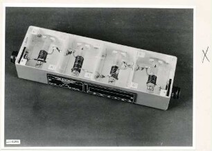 Tiefpass TP 4 Ansicht von oben, offen, Foto 1959