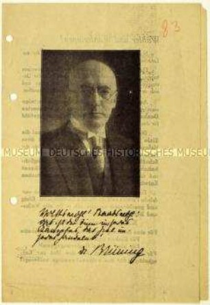 Aufruf der Zentrumspartei zur Reichstagswahl 1930