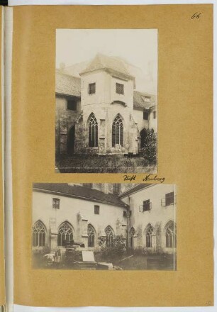 Stift, Neuberg: Ansichten (aus: Skizzen- und Fotoalbum 21)