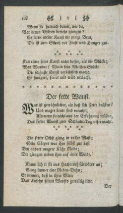 Der fette Wanst