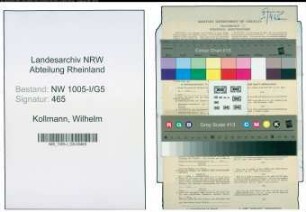 Entnazifizierung Wilhelm Kollmann , geb. 15.09.1904 (Bergmann)
