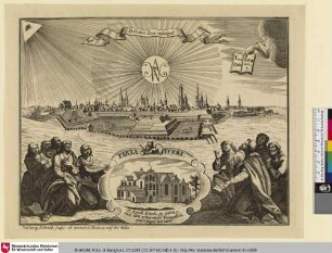 Ansicht von Braunschweig mit St. Egidii in welcher 1528 zum erstenmahle Evangelisch geprediget worden