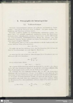 3. Petrographie der Intrusivgesteine