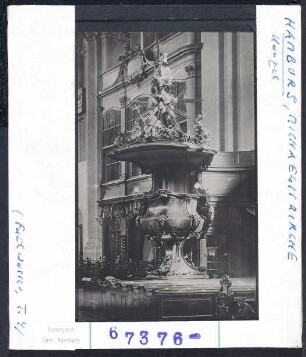Hamburg, Michaeliskirche, Kanzel