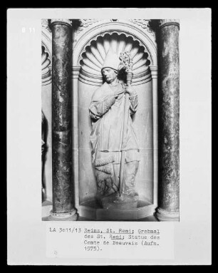 Grabmal des heiligen Remigius — Statue des Comte de Beauvais