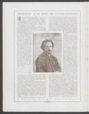 Andreief, o el afán de conocimiento