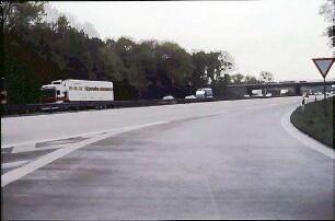 Einfahrt West zu Fahrbahn West (Karlsruhe Richtung Basel)