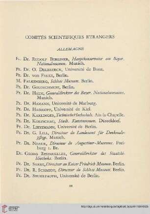 Comités scientifiques étrangers