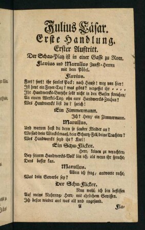 Erster Auftritt. - Vierter Auftritt.