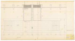 Hochschulbibliothek, Karlsruhe Neubau: Haupteingang Eingangspodest Grundriss, 1:20