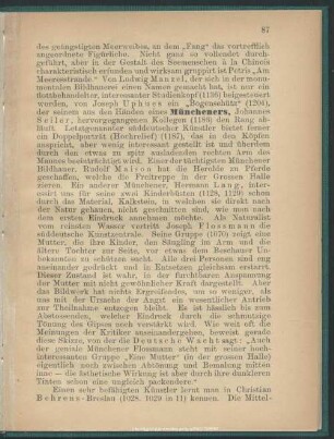 Die Münchner Bildhauer