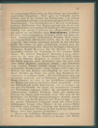 Die Münchner Bildhauer