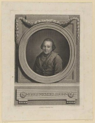 Bildnis des Moses Mendelssohn