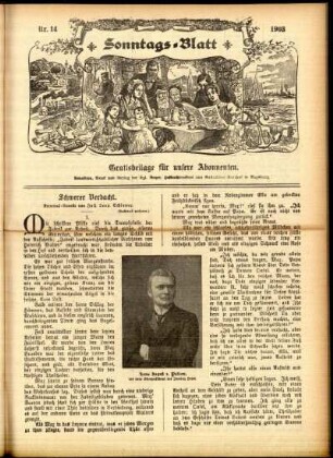 Ausgabe vom Sonntag, den 05. April 1903.