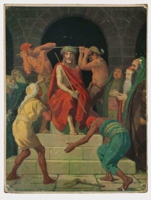 Jesus wird mit Dornen gekrönt