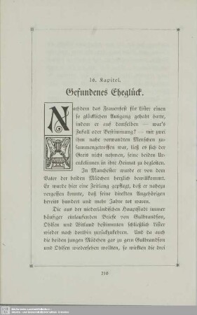 16. Gefundenes Eheglück.