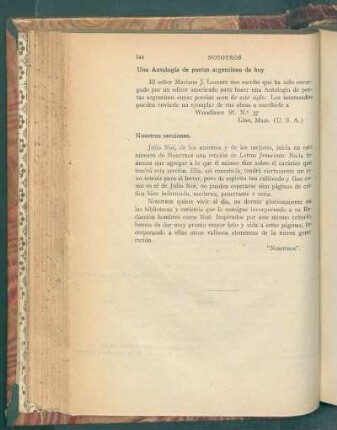 Una antología de poetas argentinos de hoy