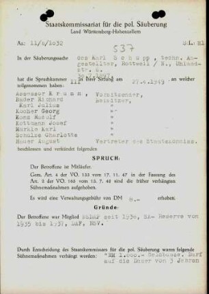 Schupp, Karl