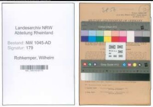 Entnazifizierung Wilhelm Rohkemper , geb. 07.10.1912 (Angestellter)