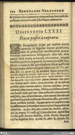 Observatio LXXXI. Iliaca passio a ruptura