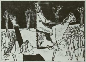 Illustration zu "Der Untertan" von Heinrich Mann
