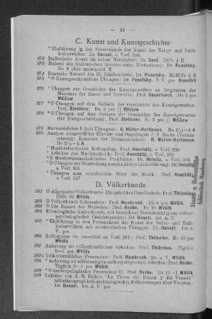 C. Kunst und Kunstgeschichte