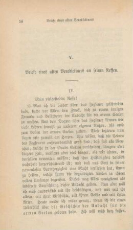 58-76 Briefe eines alten Benedictiners an seinen Neffen