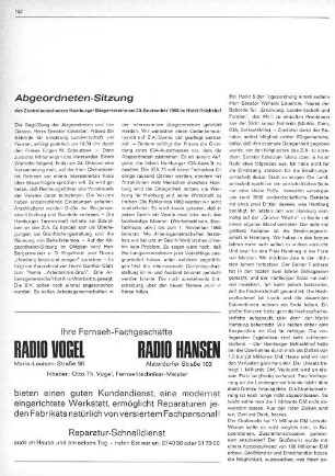 Abgeordneten-Sitzung