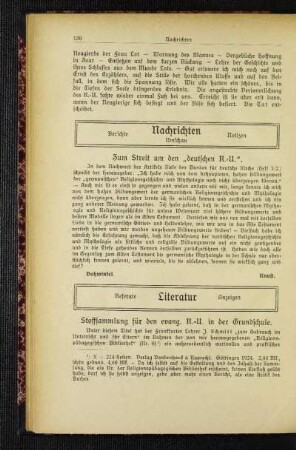 Stoffsammlung für den evang.R.-U. in der Grundschule