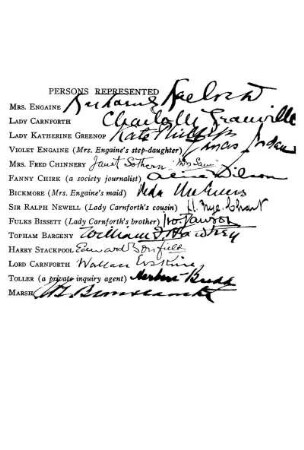 Persons Represented