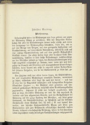 Fünfter Vortrag