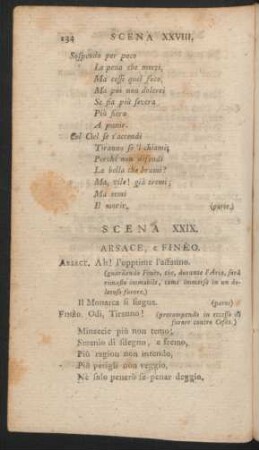 Scena XXIX = Neun und zwanzigste Scene