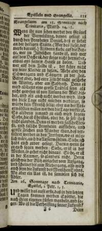 Am 26. Sonntage nach Trinitatis, Epistel, 2 Petr. 3, 3. - Am Tage Simonis und Judä, Epistel, I. Petr. 1, 3.