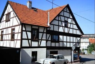 saniertes Gebäude der Hintermühle in der Bachstraße