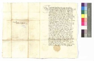 Stoffel Borth, Bürger in Öhringen, Gefängnis; Siegel: Stadt Öhringen.