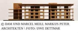 Schweizerische Hochschule für die Holzwirtschaft - Struktur-Modell Fassade