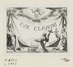 Anbetung des auferstandenen Christus, Titelblatt der Folge "Lux Claustri"