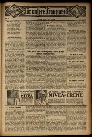 Zweite Ausgabe vom Freitag, den 23. Januar 1931.